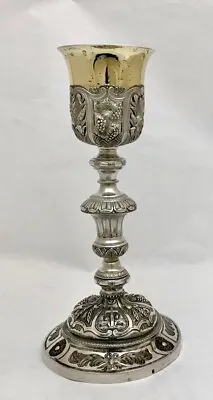 Antique French Chalice In Vermeil Silver Richly Decorated Hallmarked Old Rare • $4150