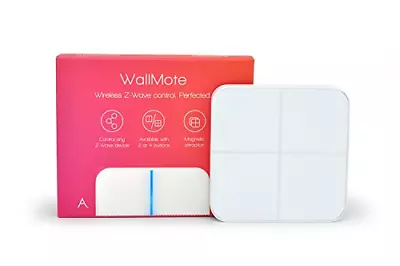 $92.91 • Buy Aeotec WallMote Quad, Wireless Zwave On Off Switch, Z-Wave Plus Enabled, 4 Zwave