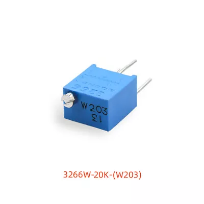 1K-1M 3266W Top Variable Multiturn Adjustable Pot Trimmer Potentiometer 2/5 Pcs • $37.39
