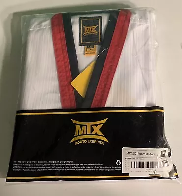 MOOTO MTX Basic Poom Uniform S2 TKD Taekwondo  - 130 2XS • $26.95