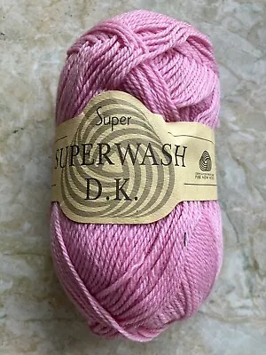 100g Jarol Superwash DK Shade 3703 Dusky Pink 100% Wool • £6.50