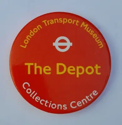 London Transport Museum The Depot Collections Centre Bus / Underground Badge • £14.95