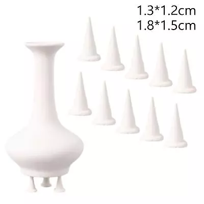 10 Pieces Ceramic Support Nails Clay Accessories For Potters Flower Glaze • $9.08