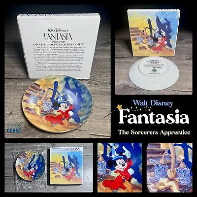 50th Walt Disney's Fantasia 1940-1990 Plate The Sorcerer's Apprentice Japan NOS • £28.94