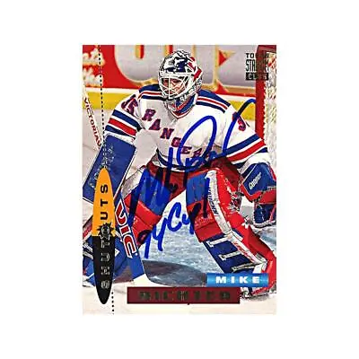 Mike Richter NY Rangers Autographed And Insc   '94 Cup!  1994 Topps Trading Card • $129.99