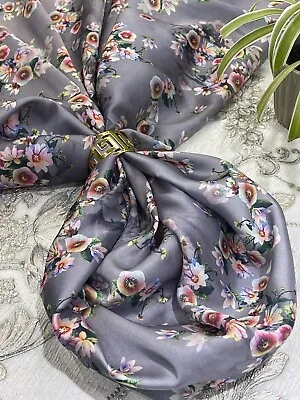 £5.99 • Buy ☘️ Satin Silk Feel Fabric Loungewear Dress Skirts Blouse 56” Wide  Soft
