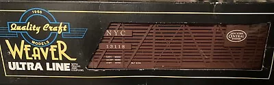 Weaver 3-rail New York Central Stock Car! O Scale Train Freight Cattle Nyc • $39.99