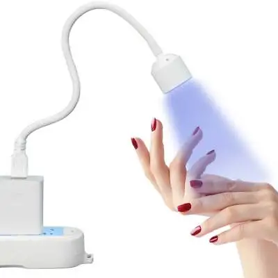 Mini UV LED Nail Lamp  Quicky-Dry UV Light For Nails Gel Polish Nail Tips DIY • $12.91