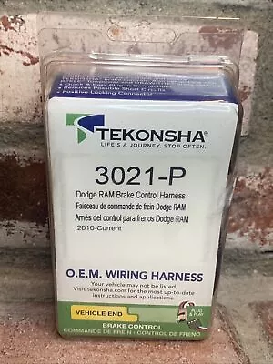 TEKONSHA 3021-P DODGE RAM BRAKE CONTROL WIRE HARNESS 2010-Current  🔥 • $4.99