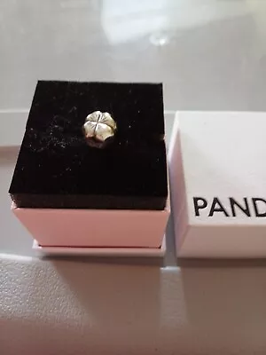 Genuine Pandora Lucky Four Leaf Clover Charm ALE 925 • £8