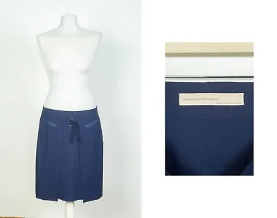 Ladies Marithe Francois Girbaud Blue Pleated Skirt Size 30 • $79