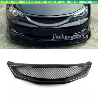 Carbon Fiber Front Mesh Grill Grille For 2008-2010 2011 Subaru Impreza WRX STi • $145