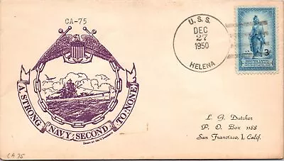 12.27.1950 - USS Helena CA-75 - F39953 • $3.99