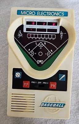 Vintage Micro Electronics Handheld Baseball Game 1982 • $12.75