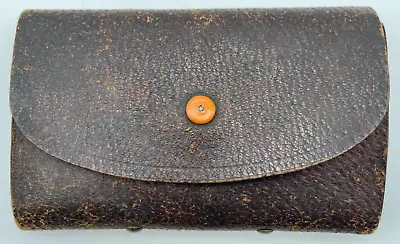 Vintage Fly / Cast Brown Leather Wallet William Robertson Glasgow • $60