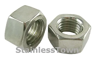 18-8 Stainless Steel Left Hand Hex Nuts 1/4 To 3/8 In Packs Of 5 • $7.95