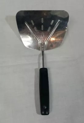 Vintage Foley Stainless Steel Wide Slotted Turner Lifter Curved Spatula Usa • $13.95