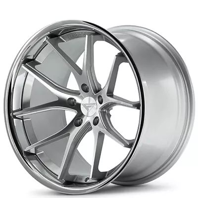 (4) 20x8.5  Ferrada Wheels FR2 Silver Machined With Chrome Lip Rims(B32) • $2280