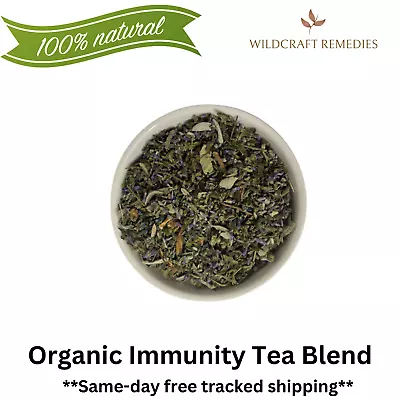 Immunity Tea 50gm Immune Flu Stress Illness Echinacea Olive Leaf Marshmallow • $20.95