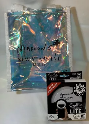Maroon 5 Exclusive New Years Eve 2022 Concert Gift Bag & Selfie Light CA Arena  • $30