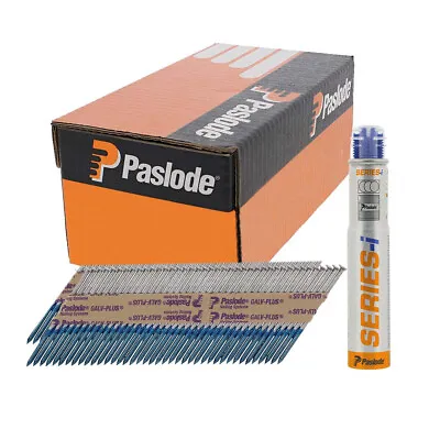 Paslode 141077 Galv-Plus Smooth Nails For 360XI IM360CI 3.1mm X 90mm (1100 Pack • £41.99