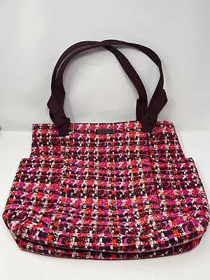 Vera Bradley Houndstooth Tweed Hadley Tote • $29.99