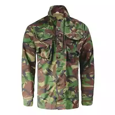 British Army Barrack Shirt Jacket Army Military Cotton • £14.95