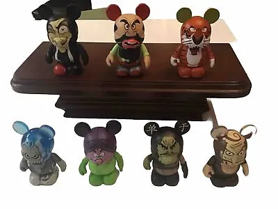 7 Disney Vinylmation 3  Mixed Lot Of Villains Series Hades Madam Mim Shan-Yu • $35