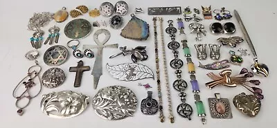 Vintage STERLING SILVER Jewelry Lot All Wearable Not Scrap 369g Tiffany Pen • $379.99