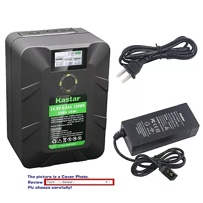 $99.99 • Buy Kastar VMount Battery Dtap Charger For Mini V-Mount V-Lock Godox VL200 LED Light
