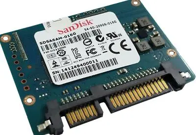 1.8  64gB SATA Half Slim SSD Solid State HP M551 M500 Hard Disk 8S054-90-20891-0 • £22.70