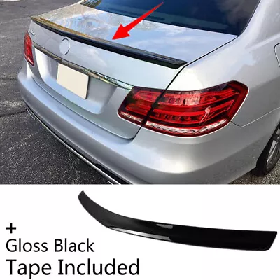 Fit For 2010-2016 Mercedes E Class W212 Trunk Boot Spoiler Wing Painted Black • $73.76