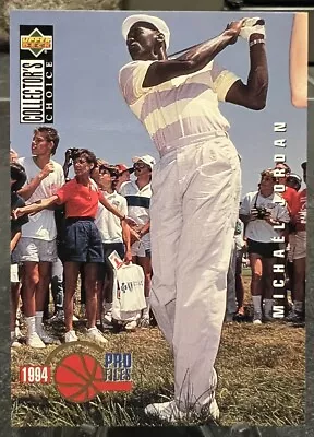 Michael Jordan 1994 Upper Deck #204 Collectors Choice Pro Files Rookie Golf RC • $7