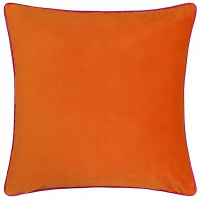 Velvet Cushion Covers Meridian Piped Large Cushions Cover 22  X 22  By Paoletti • £11