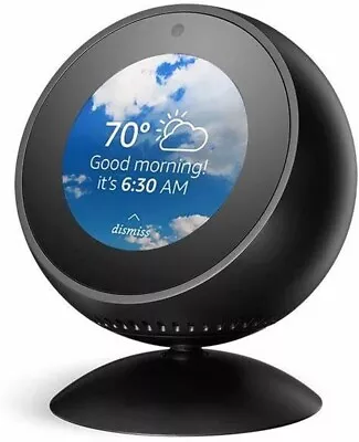 $139.99 • Buy Amazon Echo Spot Smart Clock + Stand -Black- Alexa Home Smart Display Speaker