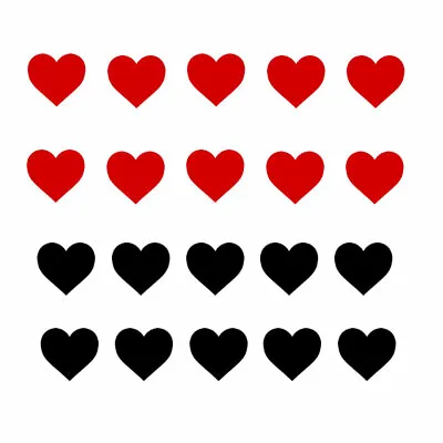 £1.79 • Buy Set Of Heart Temporary Tattoo Waterproof Forever Love Valentine's Day Valentine