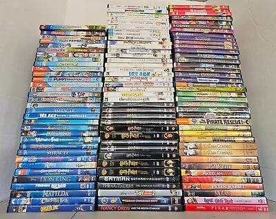 Wholesale Lot 100+ DVDs Kids & Family Children's Baby Pixar Disney Dora Potter • $10