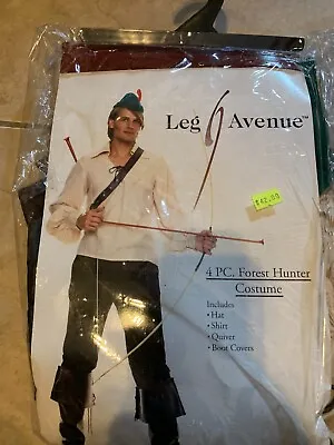 Robin Hood Forest Hunter Costume Adult NEW Retail Packaging Mens Leg Avenue L • $41.95