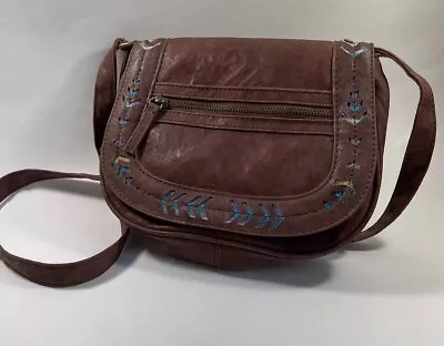 Mossimo Supply Co. Faux Leather Shoulder/ Crossbody Purse BOHO Adjustable • $14