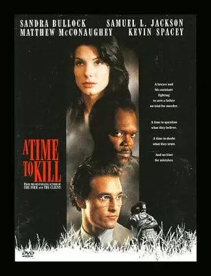 A Time To Kill DVD THE MOVIE Matthew McConaughey Sandra Bullock Samuel L JaCKSON • $6.99