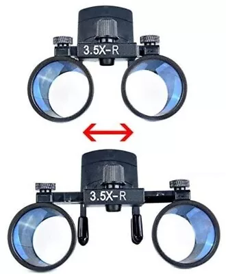 3.5X Dental Loupe Binocular Magnifying Glass Clip Magnifier For Dental Surgery • £18