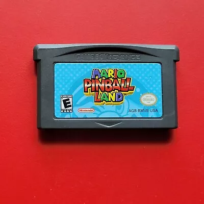 Mario Pinball Land Nintendo Game Boy Advance Authentic Saves • $29.97