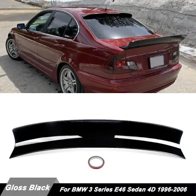 For BMW E46 320i 325i 330i Sedan Rear Trunk Ducktail Spoiler Wing Lid CSL Style • $1109.99