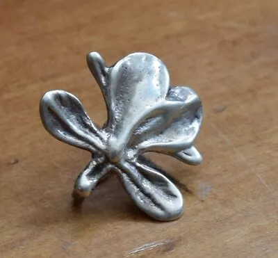 Sterling Silver Ginger Flower Single Ming’s Honolulu Hawaii Screw Back Earring • $56