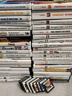 $9.95 • Buy You Choose! Nintendo 3DS & DS Games Pokemon Mario Kirby & More Updated 3/19/23