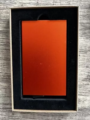 £9.99 • Buy VULKIT Slim Orange Metal Credit Card Holder RFID Blocking Pop Up Pocket Wallet