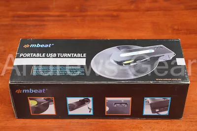 New Turntable MBeat Portable Record Player Sound Burger Style • $54.94