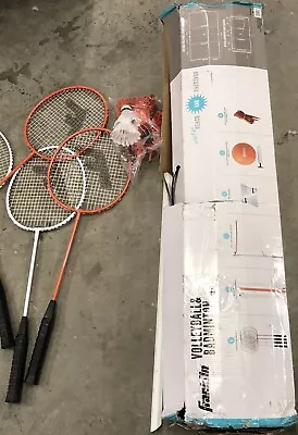 Franklin Sports 50601 Badminton & Volleyball Set • $18.99