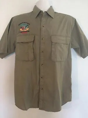 Hook & Tackle Men's Small Fishing Shirt Redbone Celebrity Series Mercury (34) • $14.95