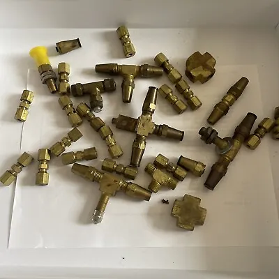 Lot Of 29 Pieces Valve  Brass Connectors Assortment • $50.90